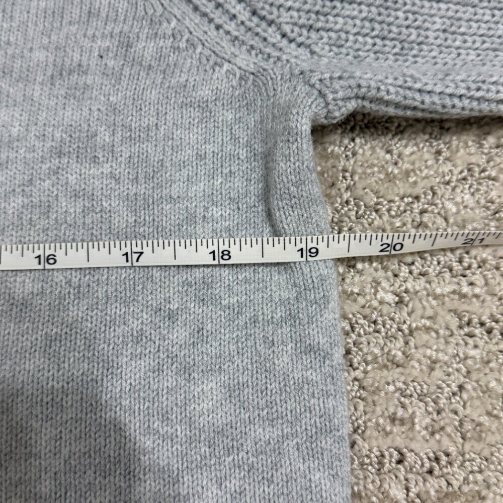 LOFT Gray Button Front Cardigan – Size Small - Picture 3 of 6